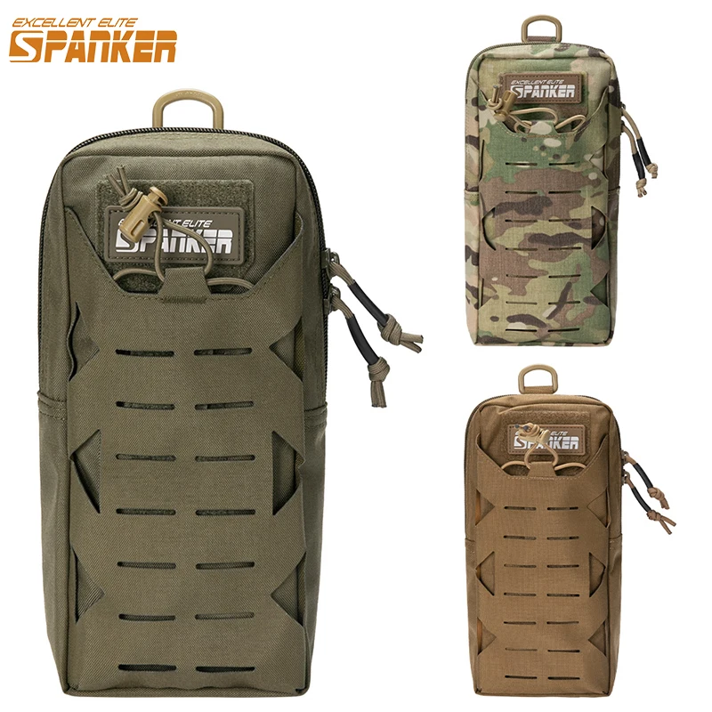 Riñonera táctica MOLLE con espacio para móvil – Outdoor y caza