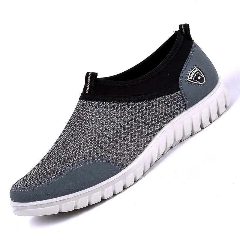 Zapatillas transpirables malla hombre sin cordones para verano - imagen 4