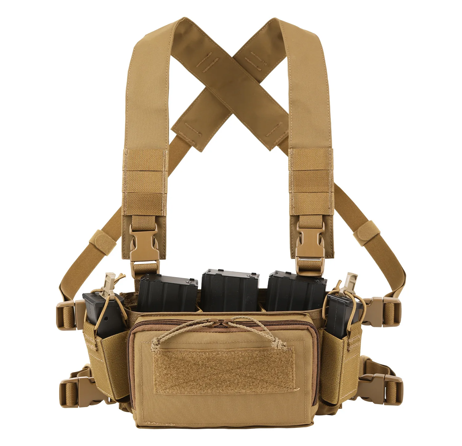 Chaleco táctico con bolsillo abdominal y talla ajustable unisex - imagen 2