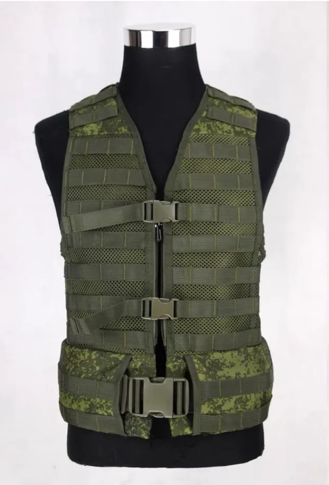 Chaleco táctico ruso 6Sh117 para combate y actividades al aire libre