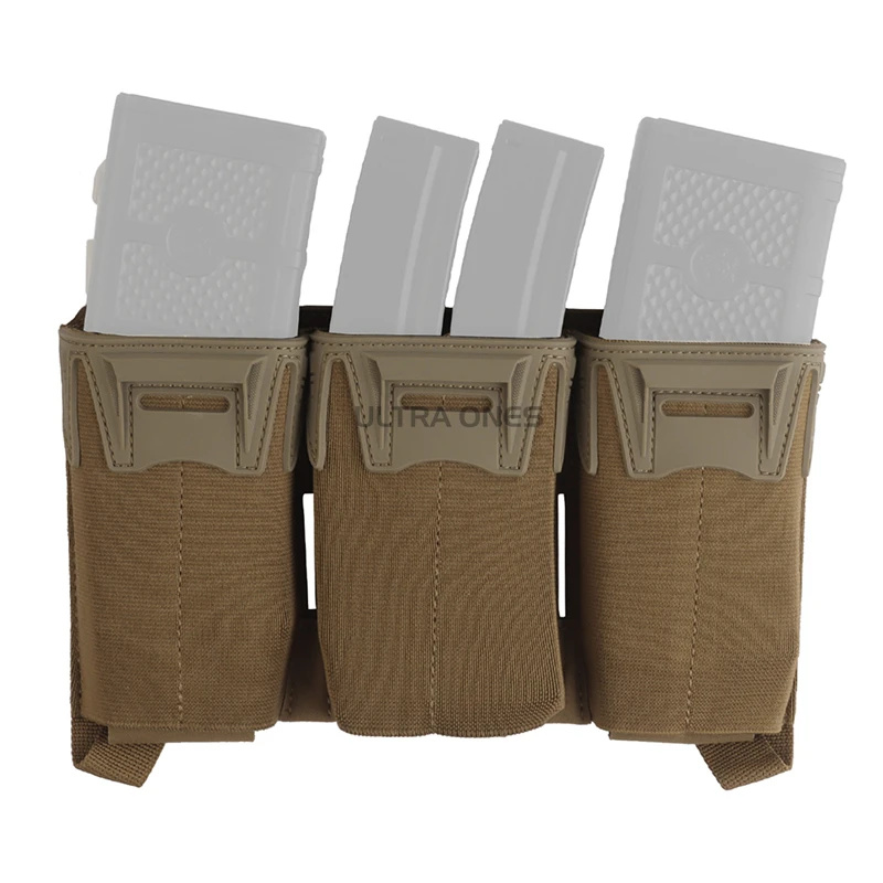 Portacargadores triple MOLLE táctico para chaleco frontal - imagen 2