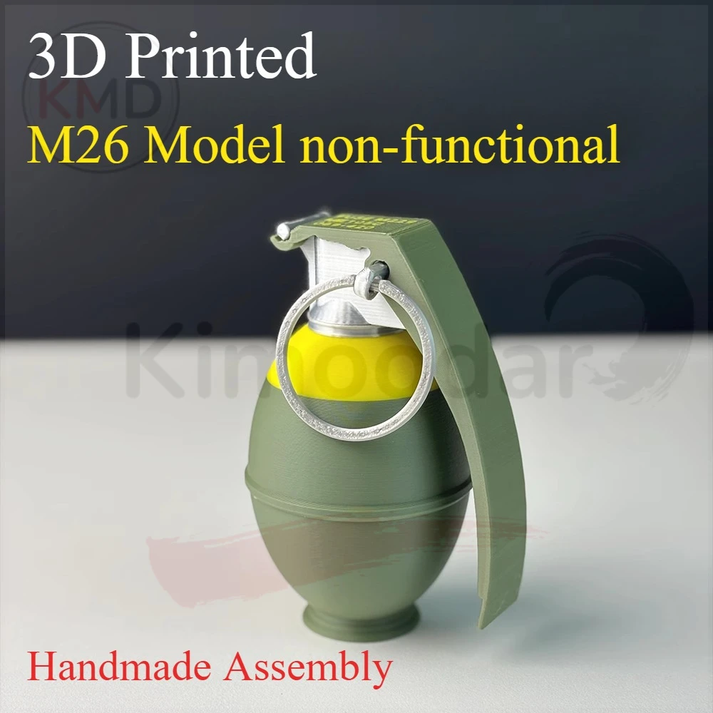 Réplica M26 estadounidense impresa en 3D – Decoración y enseñanza militar