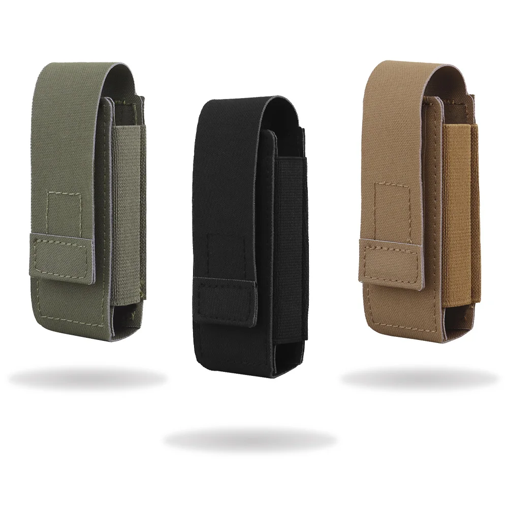 Bolsa EDC compacta de nailon para herramientas, linterna y cuchillo - imagen 4