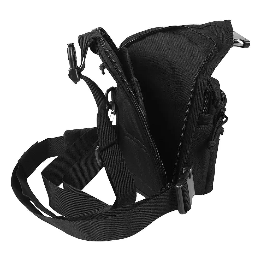 Funda pierna táctica nylon 900D con bandolera y hebilla rápida - Caza y tiro - imagen 2