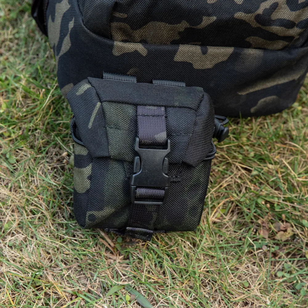Bolsa táctica camuflaje y sistema de sujeción