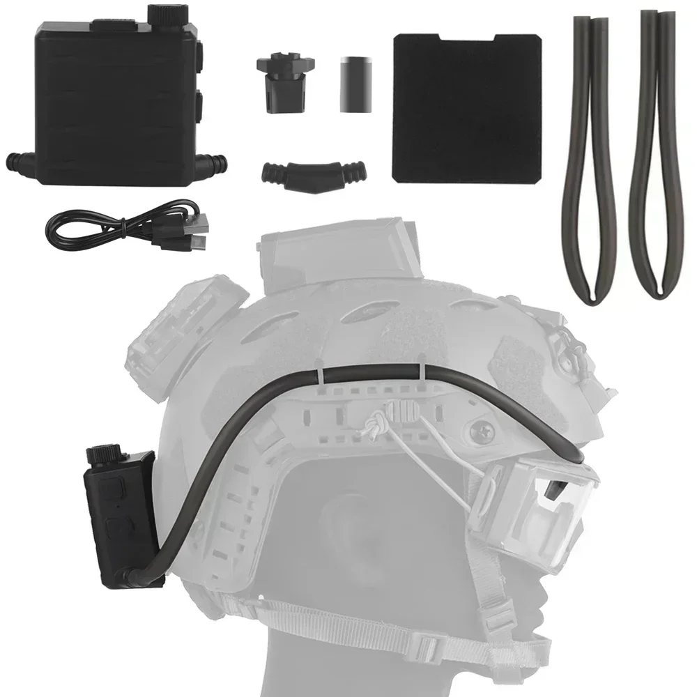 Gafas tácticas antivaho con ventilador para Airsoft y montañismo - imagen 4