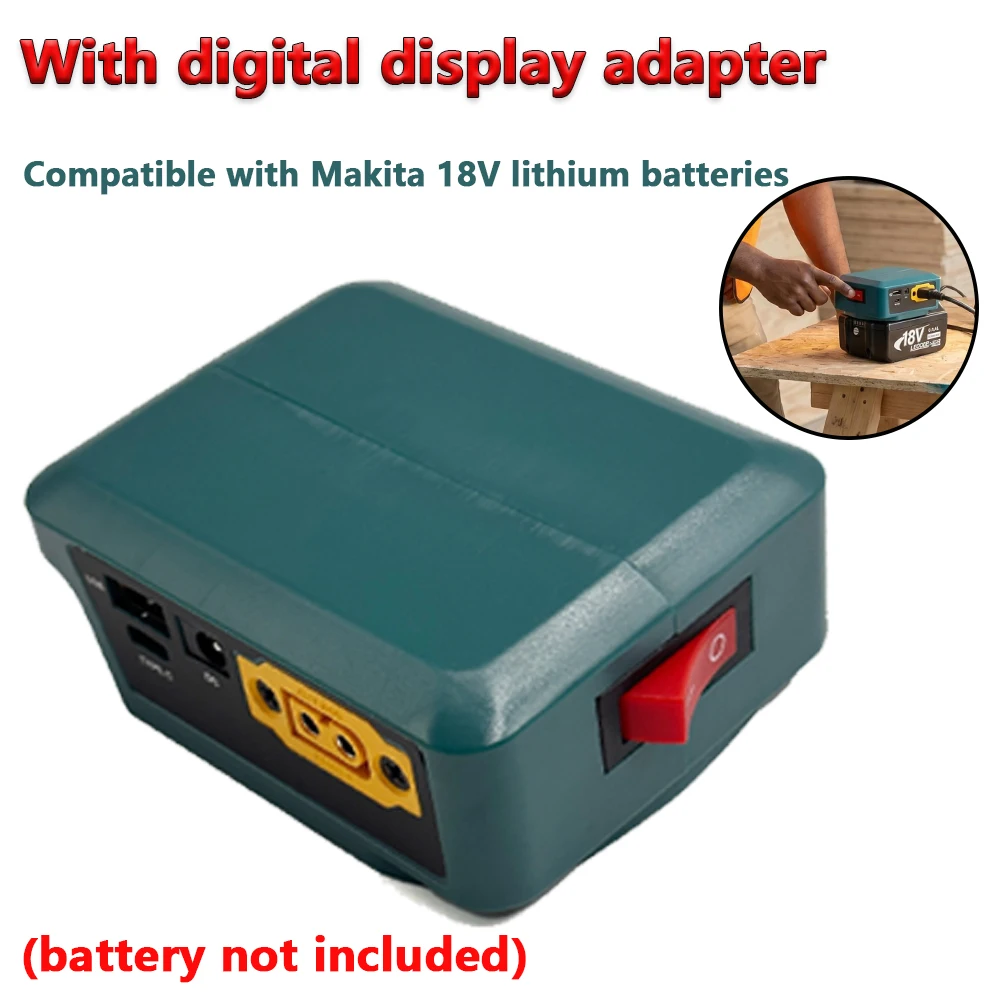 Makita convertidor bidireccional con USB y pantalla digital - imagen 3