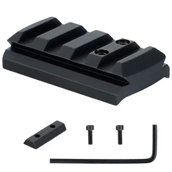 Adaptador Picatinny para mira punto rojo Glock 17 19 22 23 26 27 34