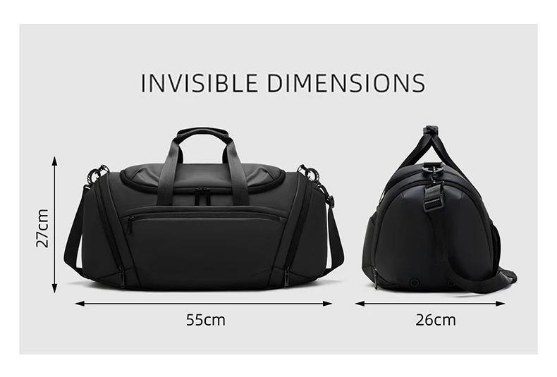 Bolsa deportiva abierta con compartimentos