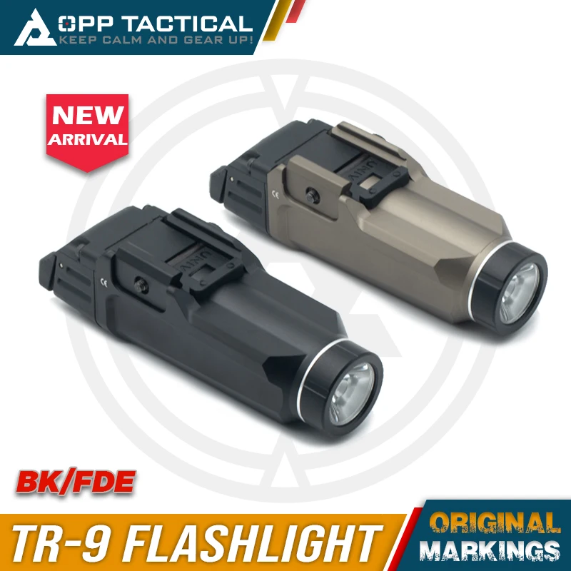 TR-9 Linterna táctica para riel Picatinny, luz de exploración - imagen 4