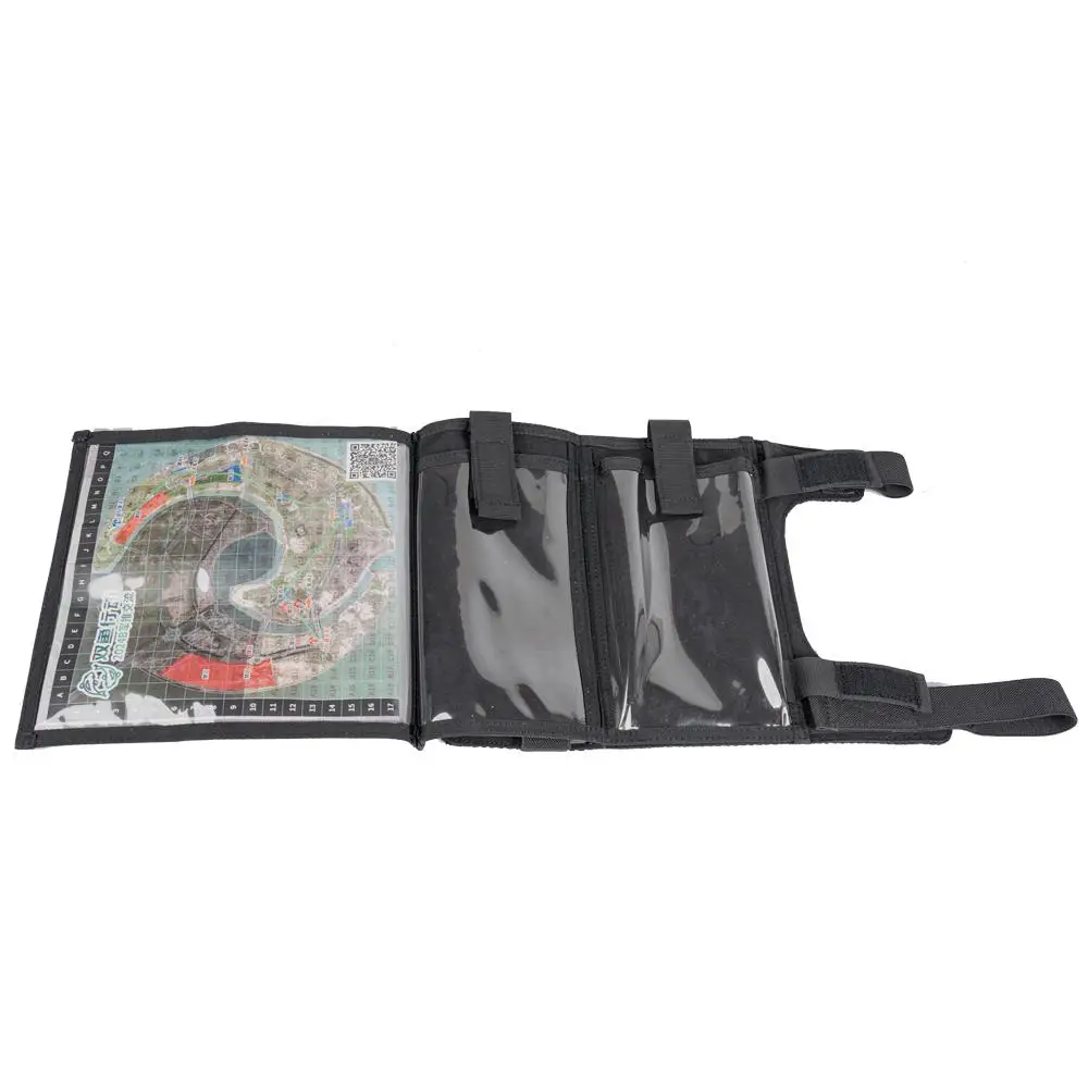 Funda táctica para brazo Airsoft QB con soporte mapa y móvil