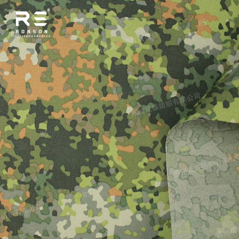 Tela Cordura camuflaje fractal holandés NFP verde PU NIR - imagen 4