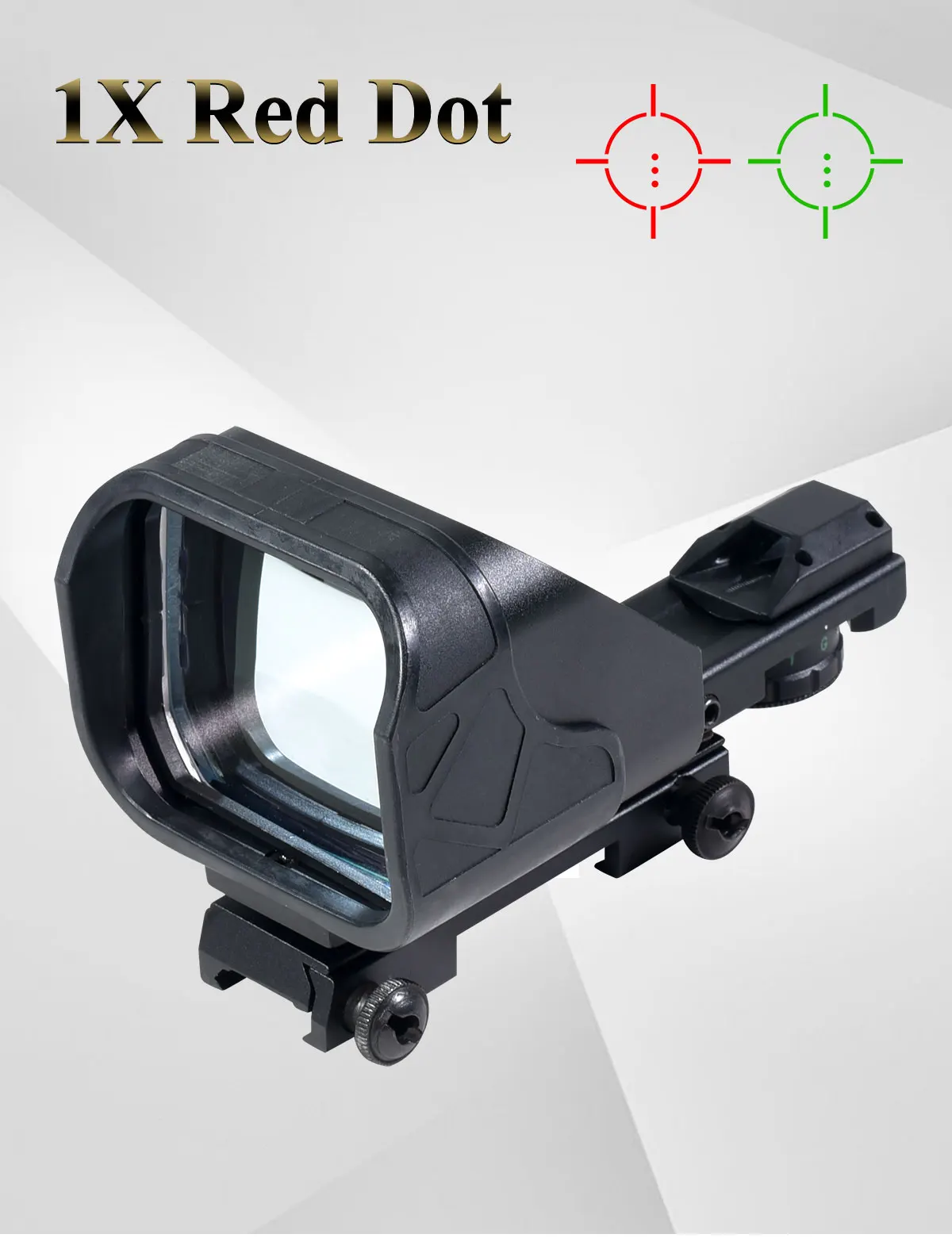 Mira holográfica táctica vista frontal