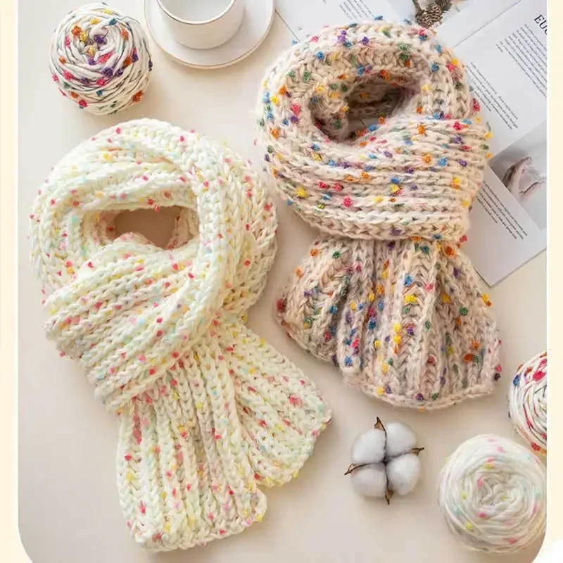 Bufanda mohair arcoíris degradado – Tejidura suave y duradera - imagen 3