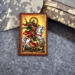 Parche táctico bordado Guan Yu – Velcro para mochila y equipo