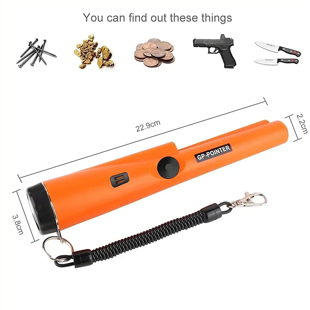 GP Pointer Portátil con Cinturón y Funda – Detector 360° Oro y Plata - imagen 4