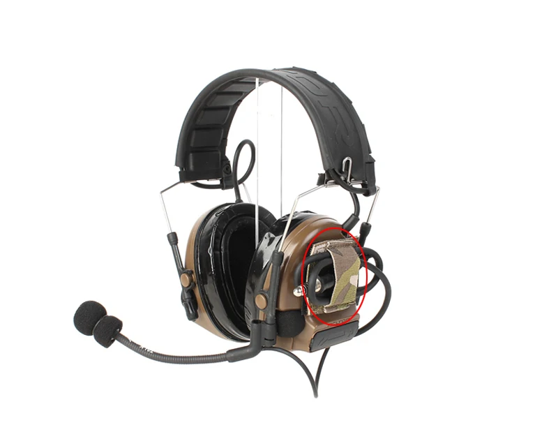 PEW TACTICAL correa sujeción cable intercomunicación auriculares NVG - imagen 5