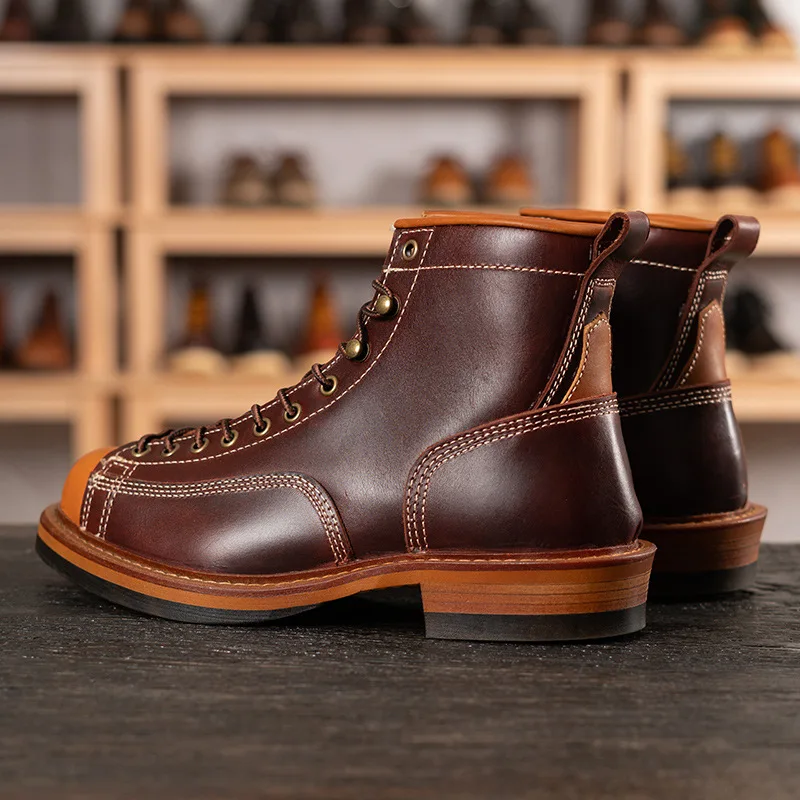 Botas trekking piel natural homem – Outdoor todo terreno - imagen 2