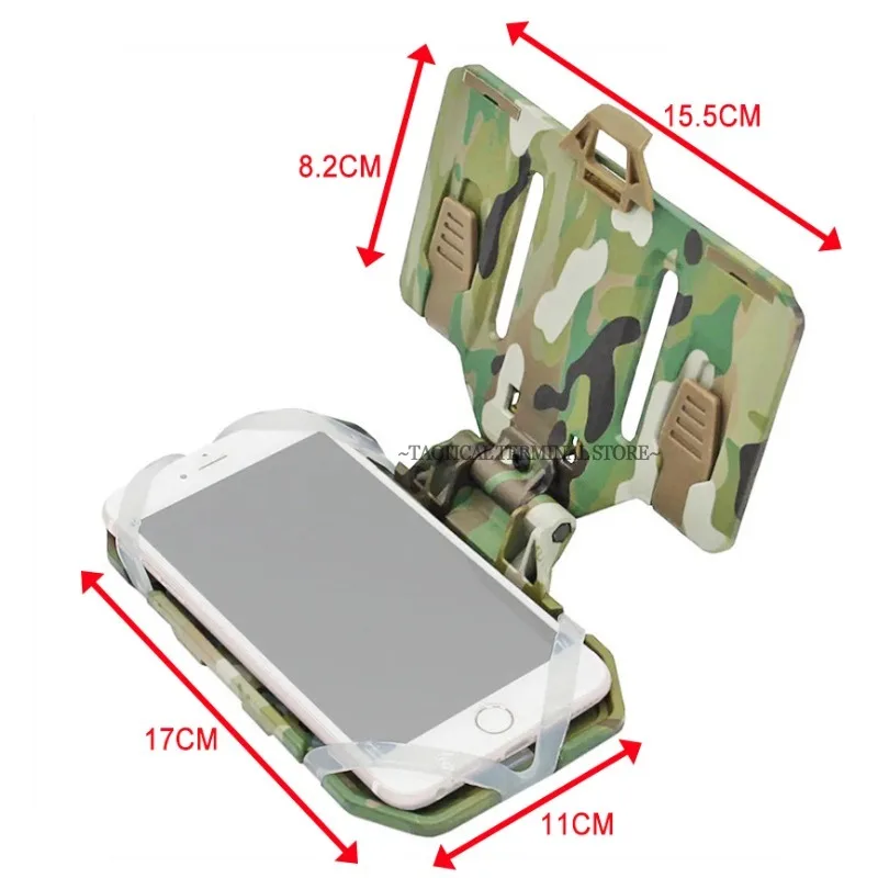 Soporte táctico para teléfono MOLLE plegable navegación - imagen 2