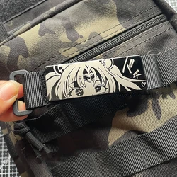 Parche táctico anime rostro tímido ojos - ropa y bolsos con gancho