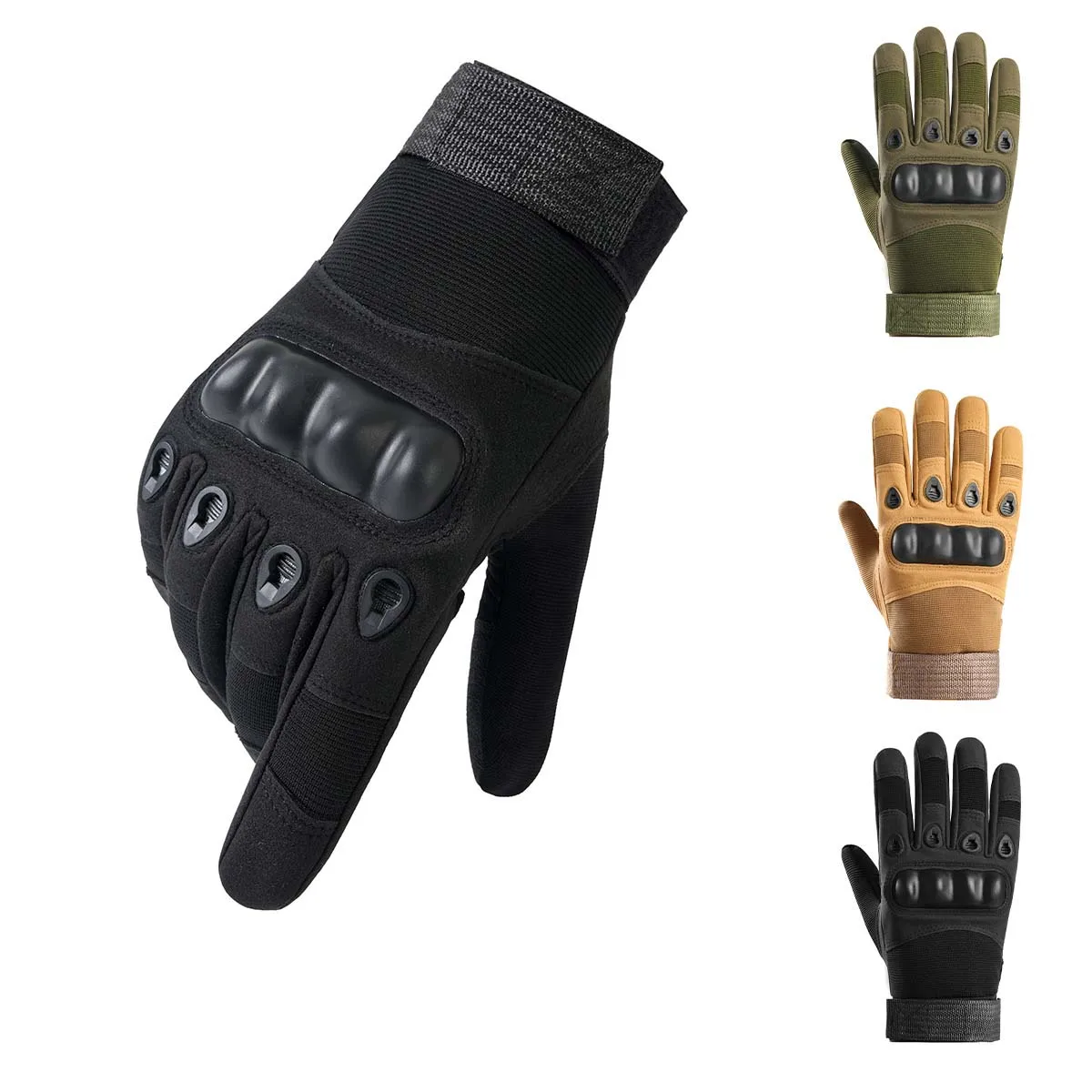 Guantes tácticos moto con pantalla táctil, transpirables, unisex - imagen 2