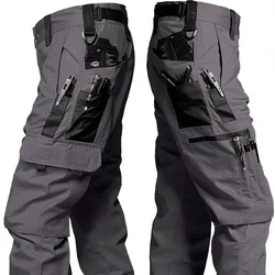 Pantalón cargo táctico resistente ripstop con bolsillos para hombre