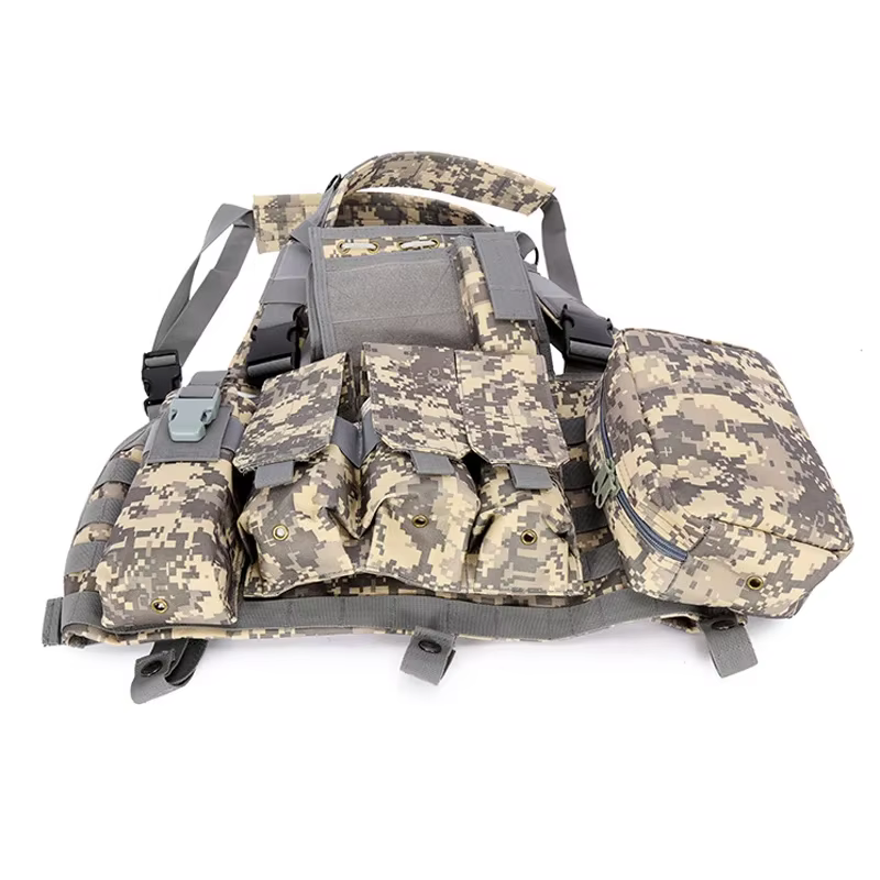 Chaleco táctico Molle RRV para caza, paintball, airsoft y EDC
