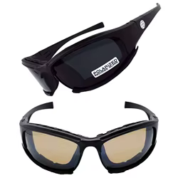 Gafas tácticas polarizadas con 4 lentes intercambiables