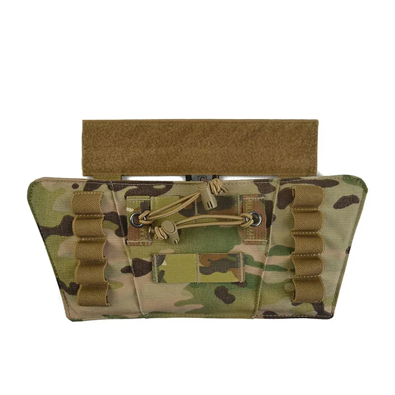 Protector abdomen inferior MOLLE táctico desmontable para chaleco - imagen 4