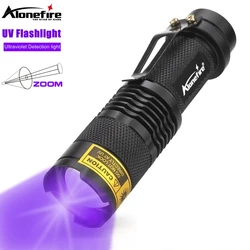 Linterna UV zoom para mascotas – marcador tinta invisible fluorescente