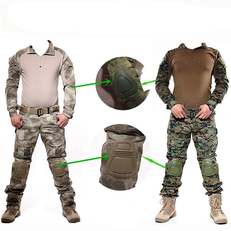 Rodilleras tácticas G2/G3 para exteriores - Airsoft y Paintball - imagen 4