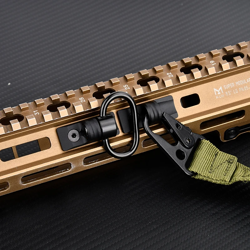 QDX anclaje QD M-LOK compacto para correa, compatible con ganchos - imagen 3
