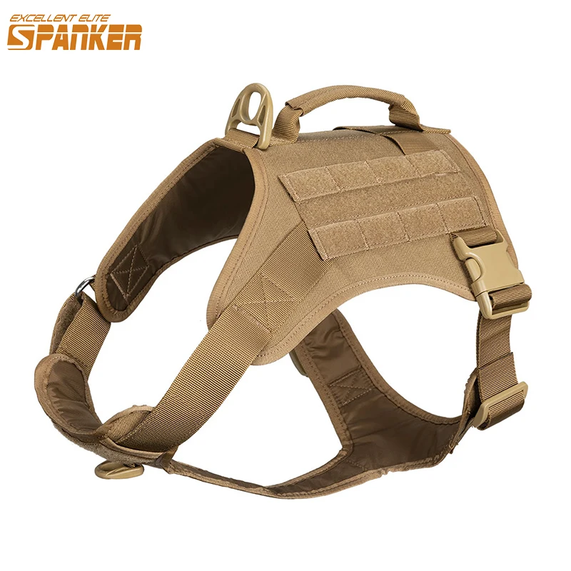Arnés táctico Molle ajustable para perro – Entrenamiento al aire libre - imagen 2