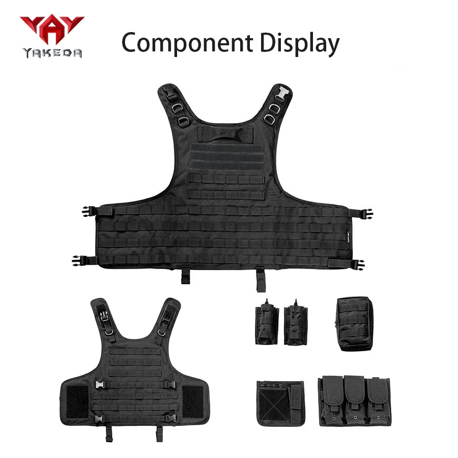YAKEDA MOLLE Uniforme táctico de seguridad con accesorios modulares - imagen 3