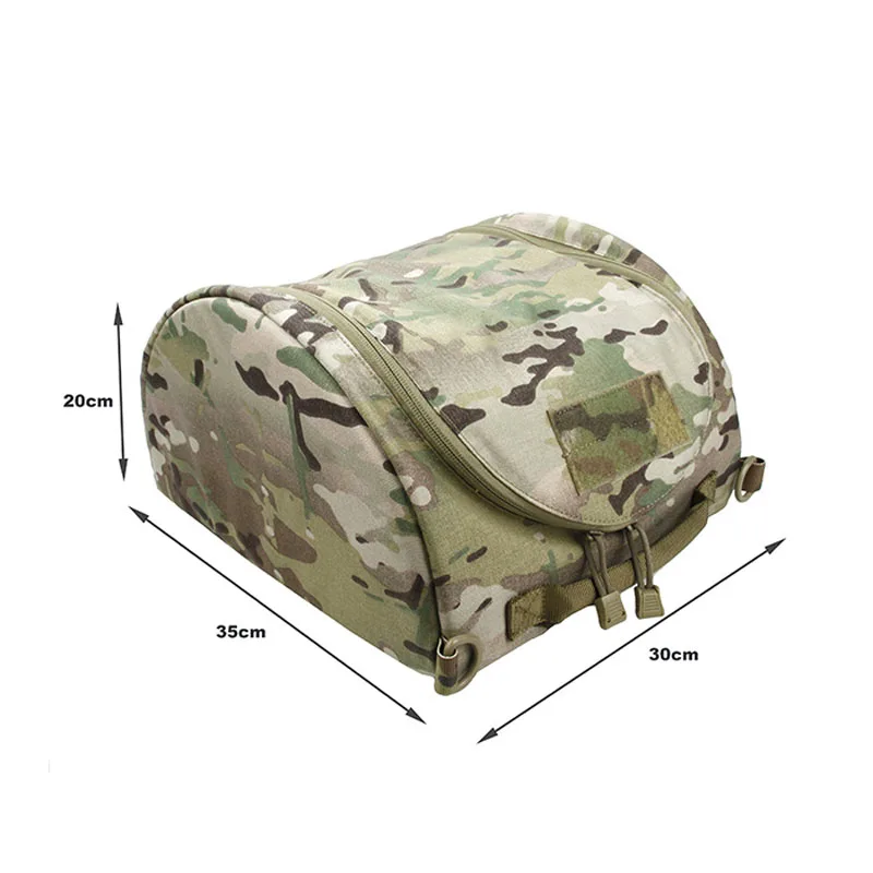 Bolsa táctica compacta para casco