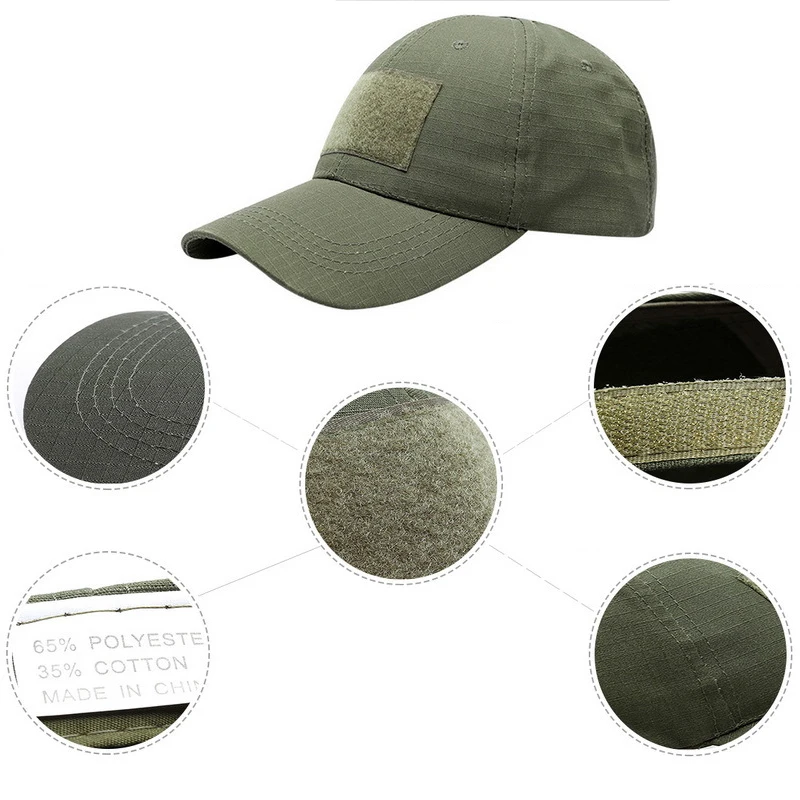 Gorra táctica camuflaje protección solar para senderismo y pesca - imagen 5