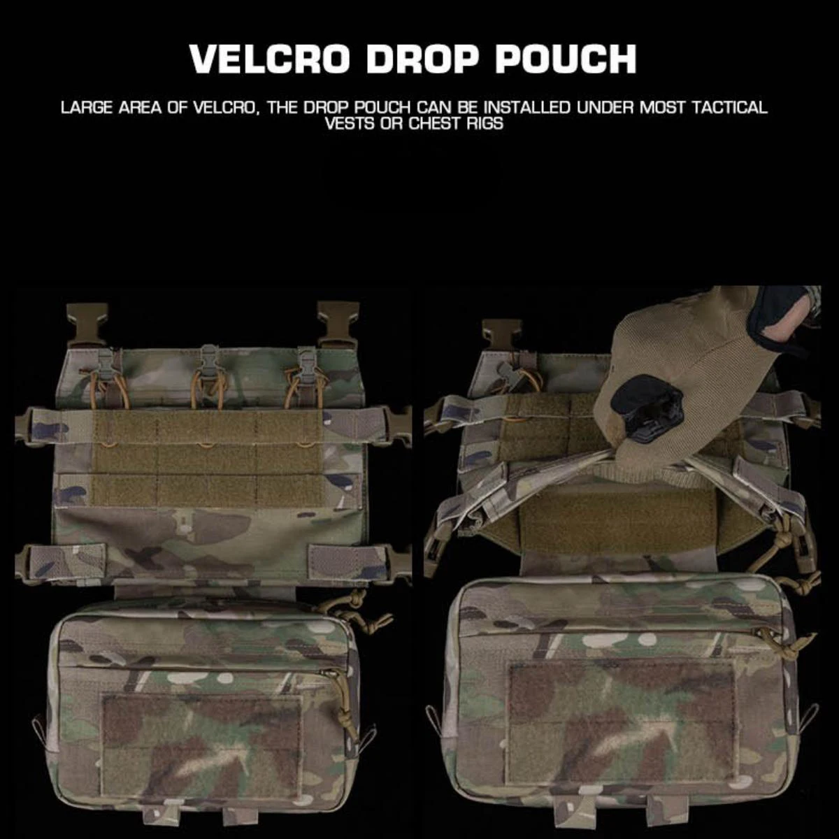 R-Assault 3,0 portaplacas MOLLE con funda revistas y radio - imagen 5