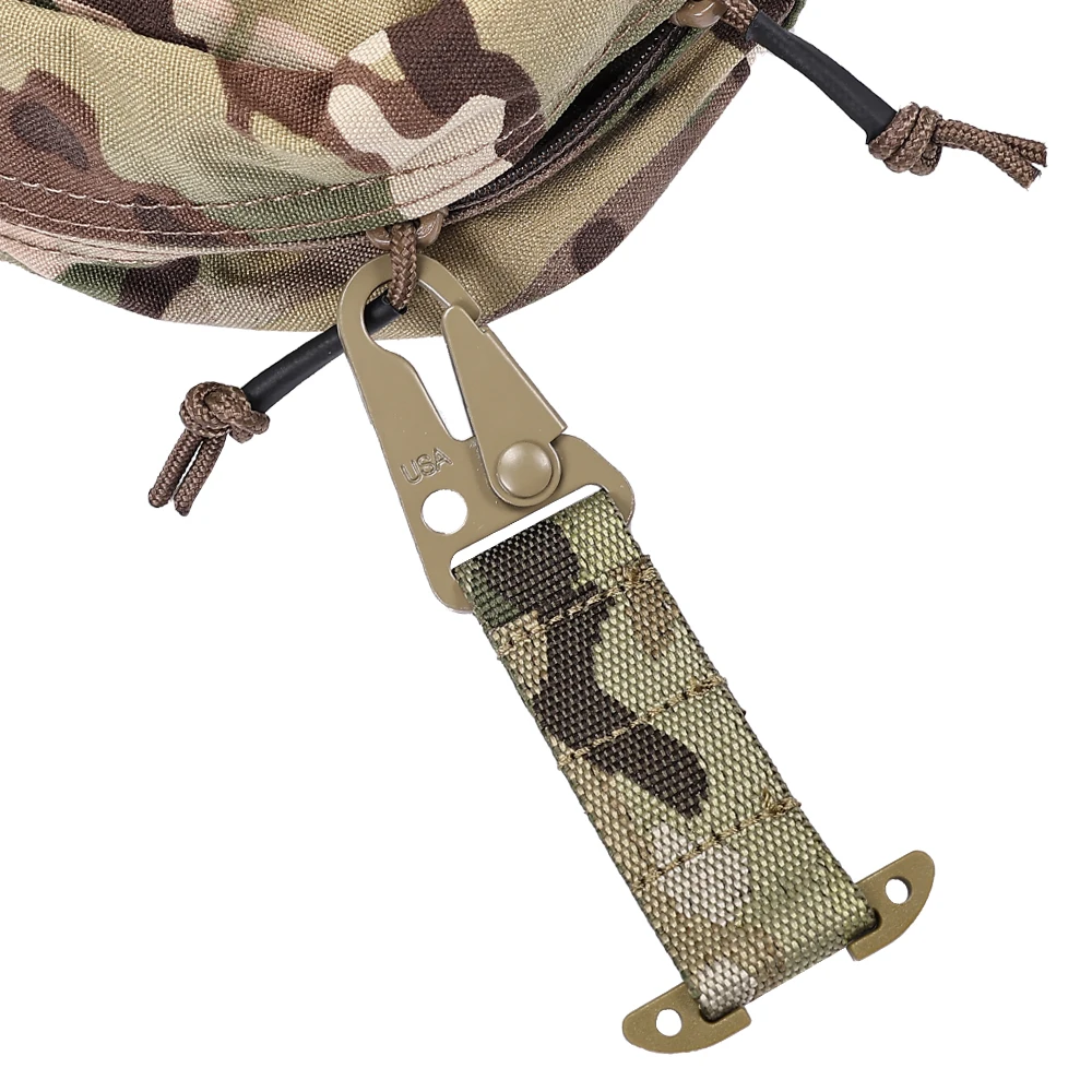 Mosquetón clip MOLLE ICB – Gancho de metal para chaleco o cinturón - imagen 3