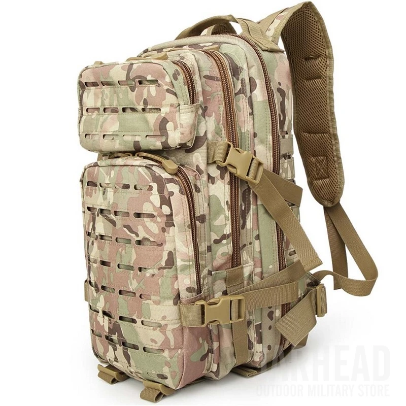 Mochila táctica MOLLE 900D nailon camuflaje para trekking y camping - imagen 5