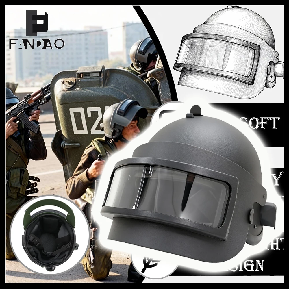 Casco táctico K63 III ABS Airsoft antiimpactos para CS y paintball - imagen 5