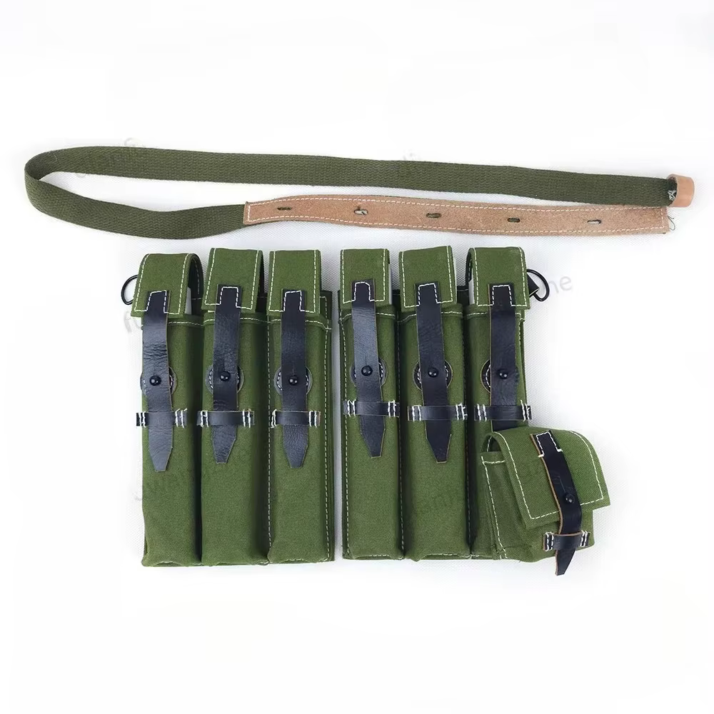 Bolsa de cadera retro estilo WW2 con diseño en lona