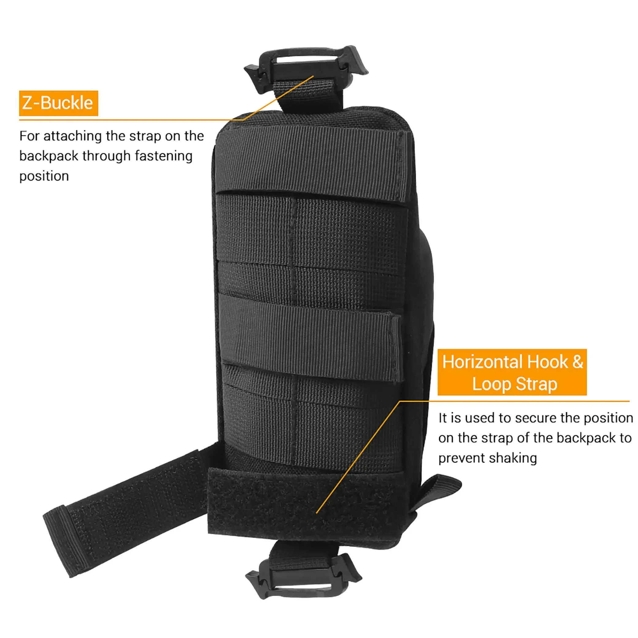 Bolsa MOLLE táctica EDC – Multifunción para cinturón exterior - imagen 4
