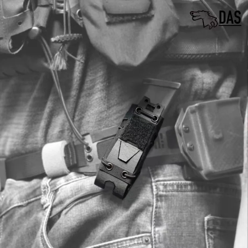 Funda magazina 9mm tapa flip multifunción – Táctica MOLLE - imagen 4