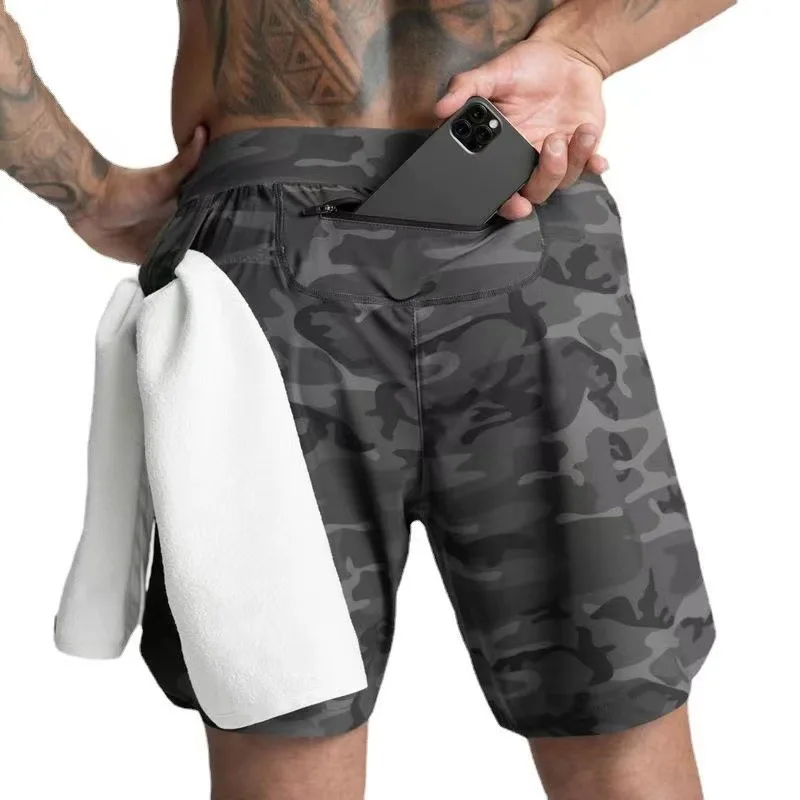 Pantalón corto deportivo para hombre de secado rápido