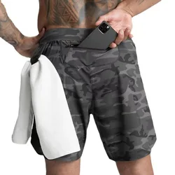 Pantalón corto deportivo para hombre de secado rápido