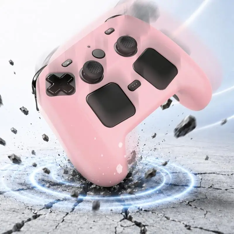 Controlador inalámbrico con funda de silicona antiarañazos para juegos - imagen 5