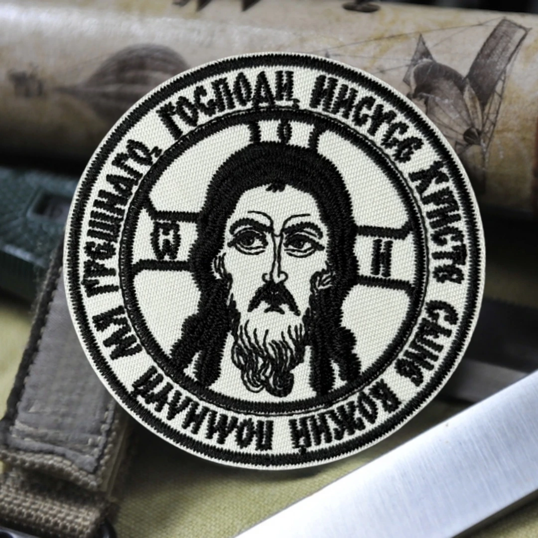 Parche táctico bordado con velcro para uniforme militar - imagen 2