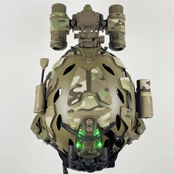 FAST Casco táctico ajustable para airsoft con sistema NVG