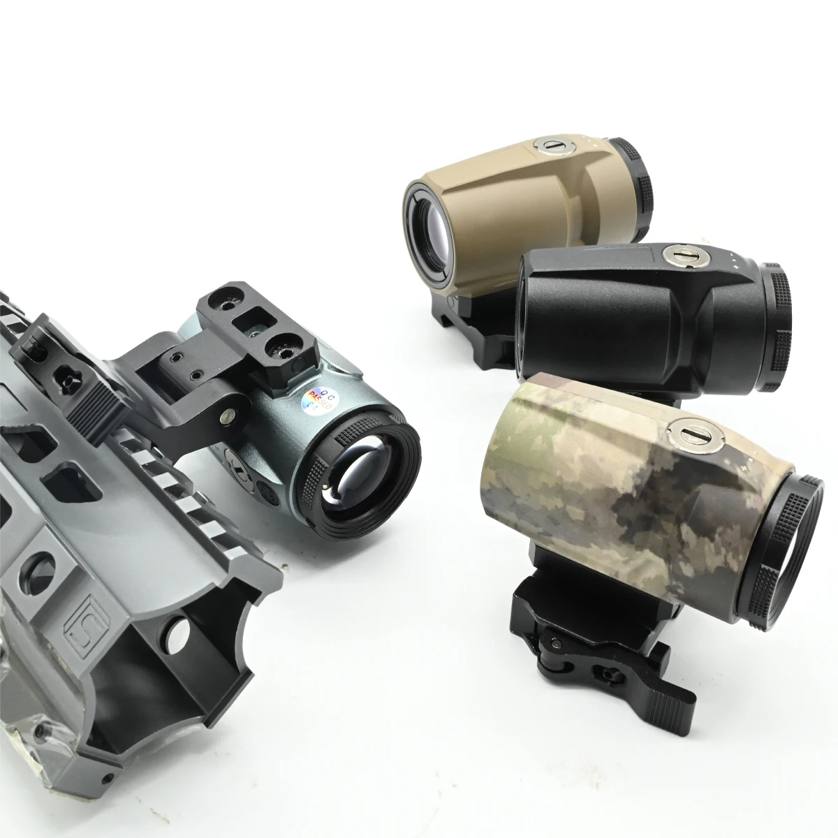 Mira 3T-AM 3X con lente verde