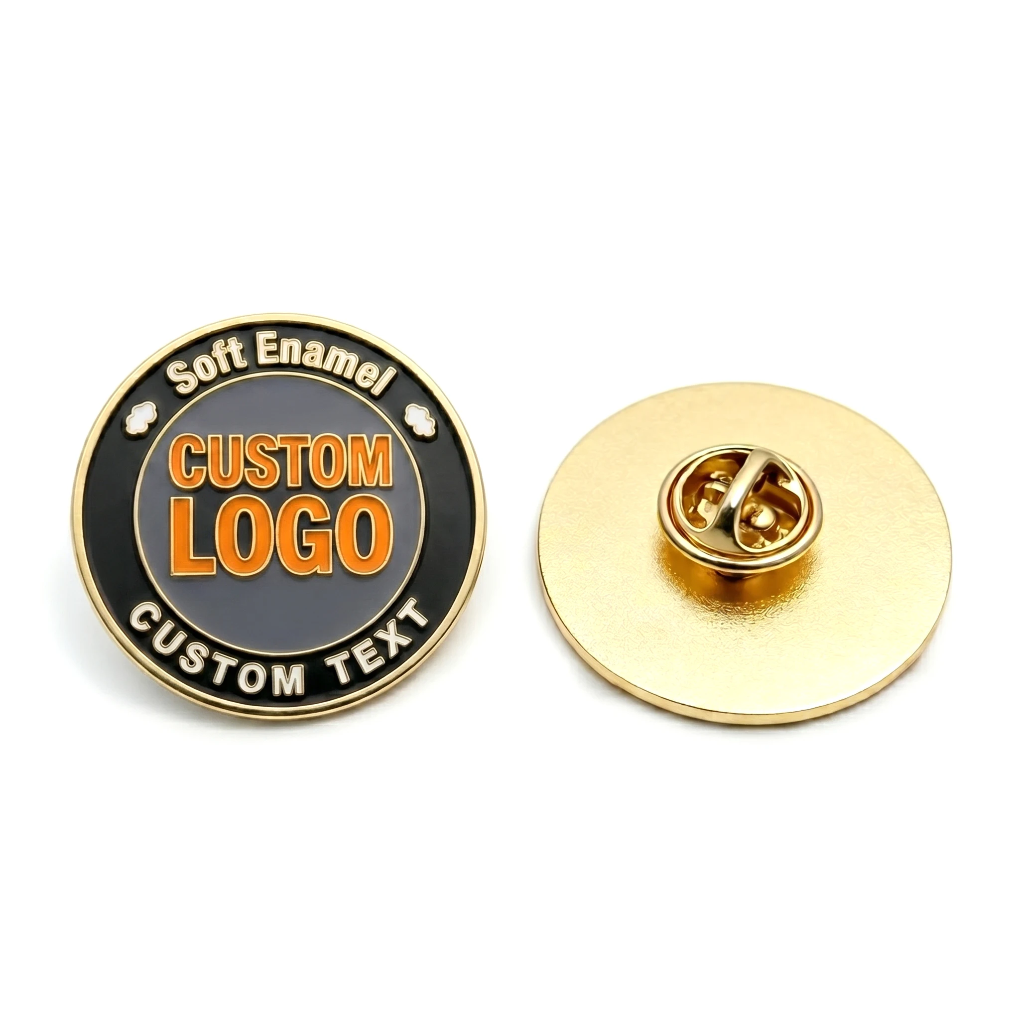 Alfiler de solapa esmaltado Metal con logo y medalla personalizada - imagen 2